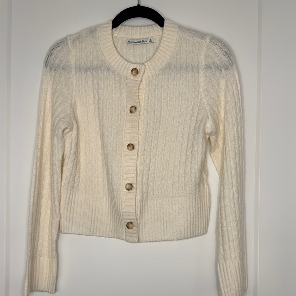 Abercrombie and Fitch Women's Cream Sweater and tank top set